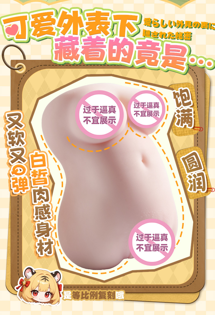图片[2]-半身肉感名器倒模男用飞机杯自慰器情趣成人玩具性用品-米优希